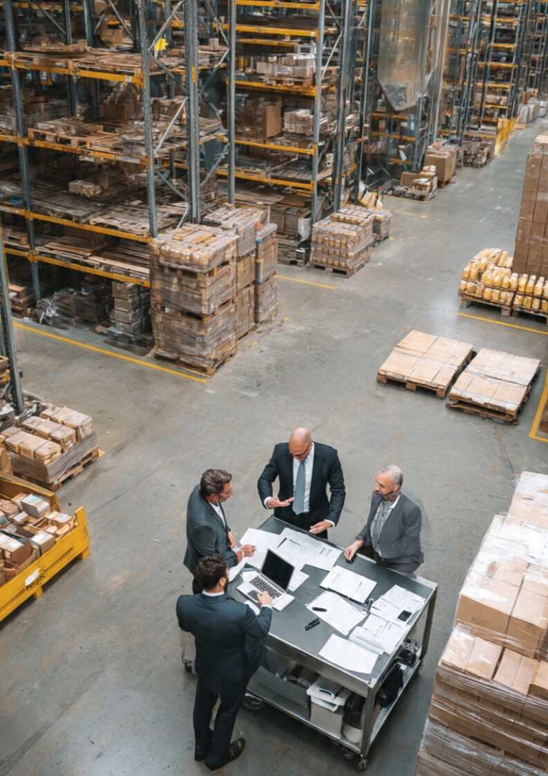 Supplier negotiation meeting between a business and supplier during contract discussion